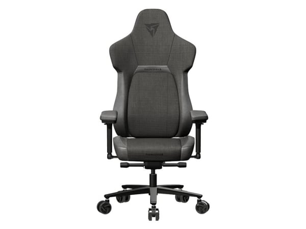ThunderX3 Core Loft - Stol - ergonomisk - armlener - T-formet - tipping - roterende - stål, leatherette - svart