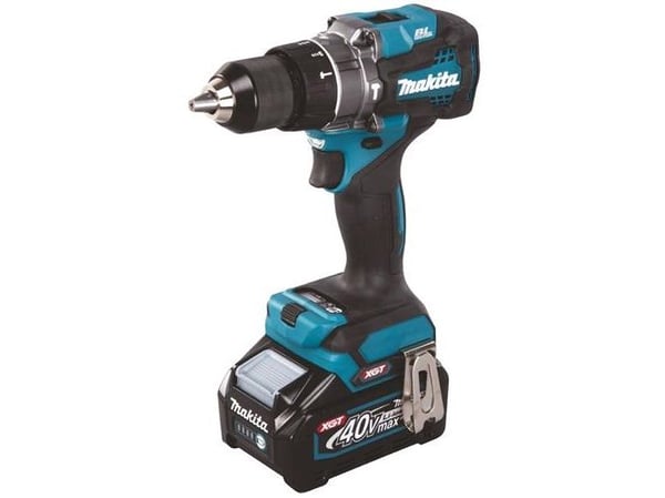 Makita XGT HP001GM201 - Porakone/porakone - akkuporakone - 2-nopeuksinen - avaimeton poranterä 13 mm - 140 N-m - 2 akkua - 40 V