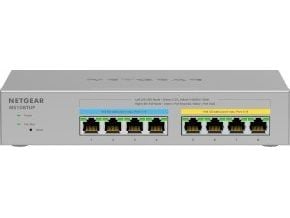 NETGEAR Smart MS108TUP - Switch - L3 Lite - smart - 4 x 100/1000/2.5G (PoE++) + 4 x 100/1000/2.5G (PoE+) - stasjonær, rackmonterbar - PoE++ (230 W)