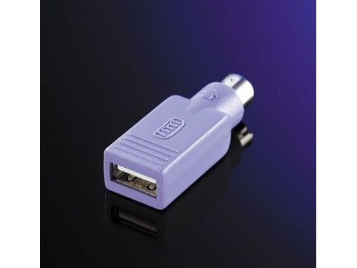 VALUE PS/2 to USB, USB A, PS/2, Lila