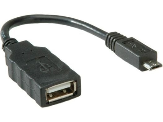 VALUE 11.99.8311, 0,15 m, USB A, Micro-USB B, USB 2.0, Hanstik/Hunstik, Lajittelu