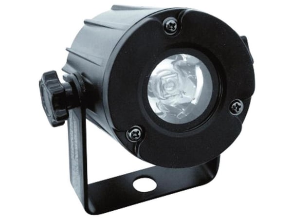 Eurolite LED PST-3 W 6000 K LED pin spot Antall lysdioder: 1 x 3 W Sort