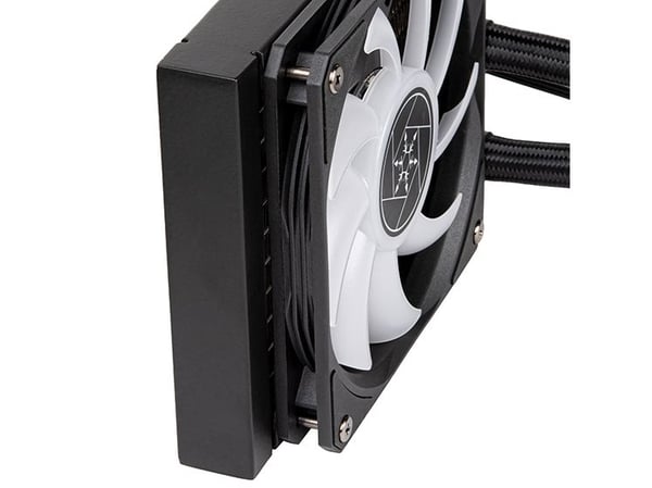 SilverStone VIDA 120 SLIM, täydellinen vesijäähdytysjärjestelmä, musta - 120mm