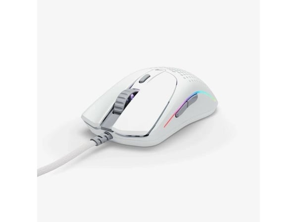 Glorious Gaming Model O Wired 2, Høyre hendt, Optisk, USB Type-A, 26000 DPI, 1 ms, Hvit