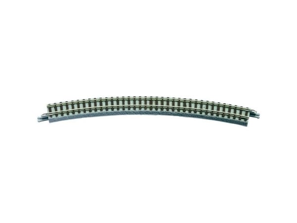 7297015 Z Rokuhan spor (med ballast) bøyespor 30° 270 mm 6 stk