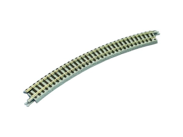 Rokuhan Z-spor 7297014 (med ballast) bøyd spor 30° 245 mm 6 stk