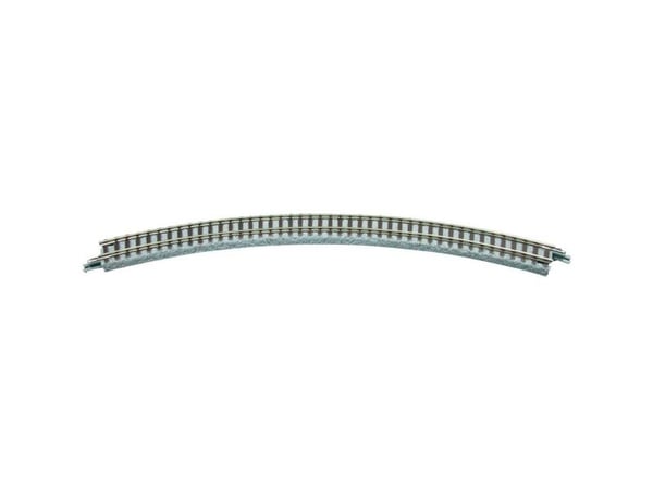 Rokuhan spor (med ballast) bøyd spor 45° 220 mm, 4 stk