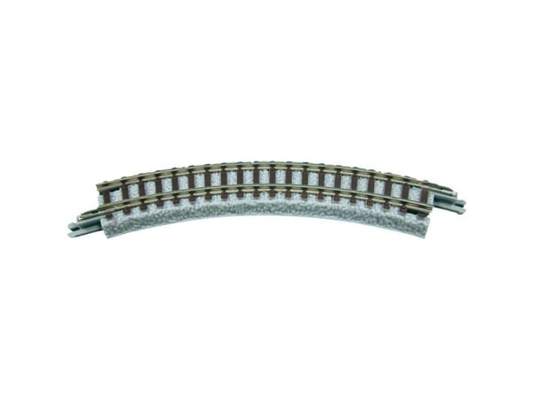 Rokuhan sporsett 7297010 Z (med ballast) buet spor 45° 95 mm, 4 stk