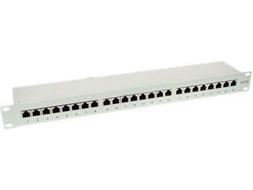 InLine 76224, RJ-45, Cat6, Telinekiinnitys, 1U, Harmaa, 1,8 kg