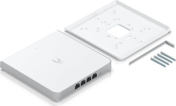 Ubiquiti UniFi U6 Enterprise - Trådløst tilgangspunkt - 4 porter - Wi-Fi 6 - Wi-Fi 6E - 2.4 GHz, 5 GHz, 6 GHz - i veggen