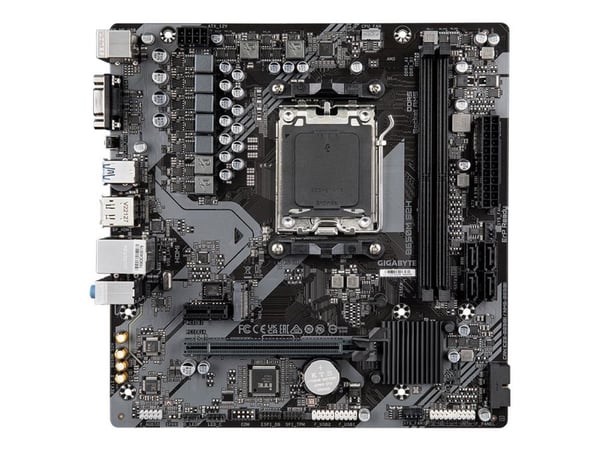 Gigabyte B650M S2H - 1.0 - hovedkort - micro ATX - Socket AM5 - AMD B650 Chipset - USB 3.2 Gen 1 - Gigabit LAN - innbygd grafikk (CPU kreves) - HD-...