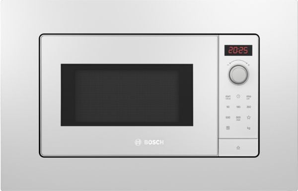 Bosch Serie | 2 BFL623MW3 - Mikrobølgeovn - innebygd - 20 liter - 800 W - hvit