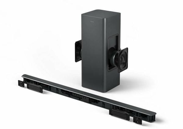 Philips TAB6309 - Soundbar - för tv - 2.1-kanals - trådlös - Bluetooth - 160 Watt (Total) - mörkgrå