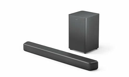 Philips TAB5309 - Lydplankesystem - for hjemmeteater - 2,1 kanaler - trådløs - Bluetooth - 120 watt (Total) - mørk grå