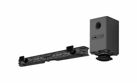 Philips TAB5309 - Lydplankesystem - for hjemmeteater - 2,1 kanaler - trådløs - Bluetooth - 120 watt (Total) - mørk grå