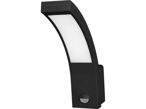 Seinävalaisin Orno PIRYT LED 10W, puutarhavalaisin 140 liiketunnistimella, 800lm, IP54, 4000K, musta