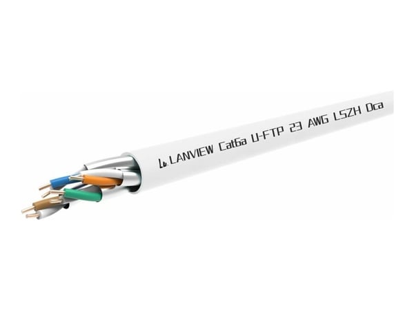 Lanview LVN122432, 305 m, Cat6a, U/FTP (STP), Valkoinen