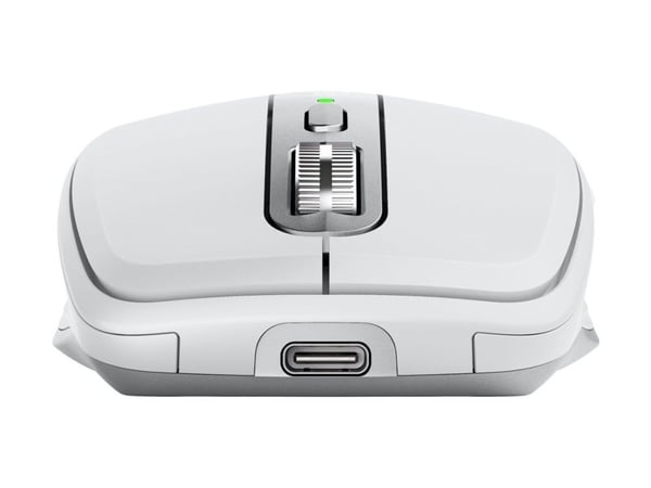 Logitech Master Series MX Anywhere 3S for Mac - Mus - 6 knapper - trådløs - Bluetooth - blekgrå