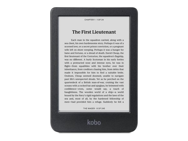 Kobo Clara BW - eBook-leser - 16 GB - 6" E Ink Carta 1300 (1448 x 1072) - berøringsskjerm - Wi-Fi 5, Bluetooth