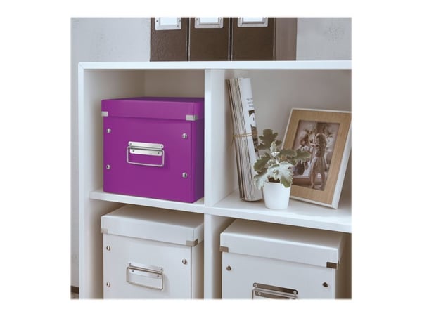 Leitz Click & Store Cube Medium - Förvaringsbox - lila