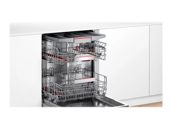 Bosch Serie | 6 SMV6ECX93E - Oppvaskmaskin - innebygd - Wi-Fi - Nisje - bredde: 60 cm - dybde: 55 cm - høyde: 81.5 cm - grå