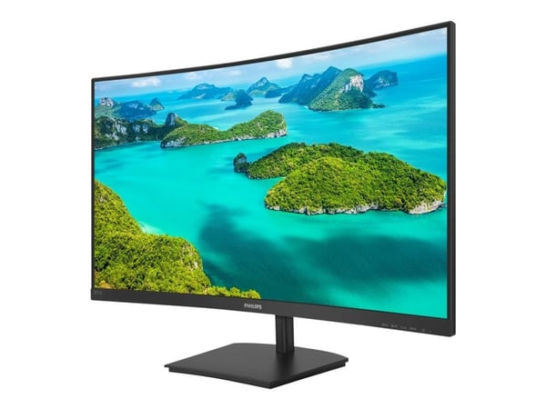 Philips E-line 271E1SCA - LED-skärm - böjd - 27" - 1920 x 1080 Full HD (1080p) @ 75 Hz - VA - 250 cd/m² - 3000:1 - 4 ms - HDMI, VGA - högtalare - s...