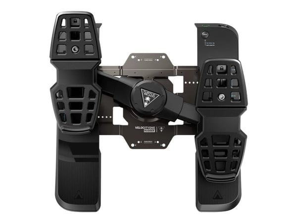 Turtle Beach VelocityOne Rudder, Polkimet, PC, Xbox, Xbox One, Xbox Series S, Xbox Series X, Käyttötilapainike, Langallinen, USB, Musta