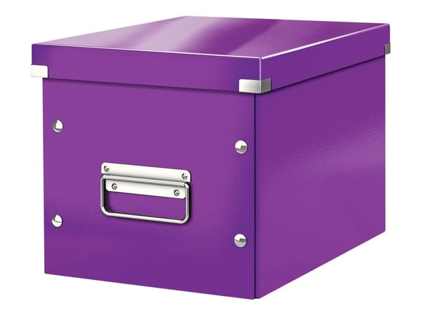 Leitz Click & Store Cube Medium - Förvaringsbox - lila