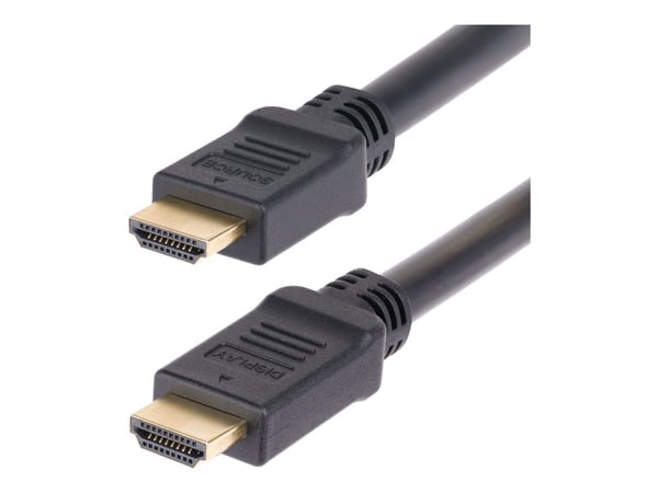 StarTech.com 15m Active HDMI 2.0 Cable, CMP, Plenum Rated, 4K 60Hz - High Speed - HDMI-kabel - HDMI hane till HDMI hane - 15 m - skärmad - svart - ...