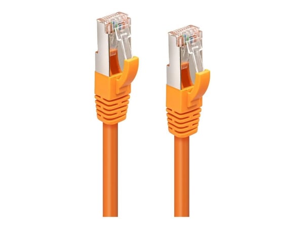 Microconnect MC-SFTP6A075O, 7,5 m, Cat6a, S/FTP (S-STP), RJ-45, RJ-45, Oranssi