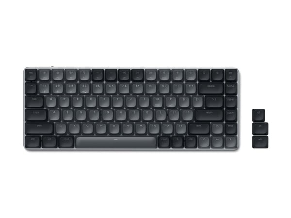 Satechi SM1, Tenkeyless (80 - 87%), USB + Bluetooth, mekaaninen, QWERTY, musta, harmaa