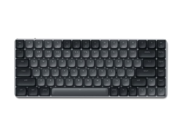 Satechi SM1, Tenkeyless (80 - 87%), USB + Bluetooth, mekaaninen, QWERTY, musta, harmaa