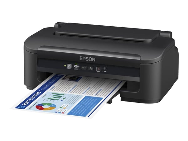Epson WorkForce WF-2110W - Skriver - farge - ink-jet - A4/Legal - 5760 x 1440 dpi - opp til 9 spm (mono) / inntil 4.7 spm (farge) - kapasitet: 100 ...
