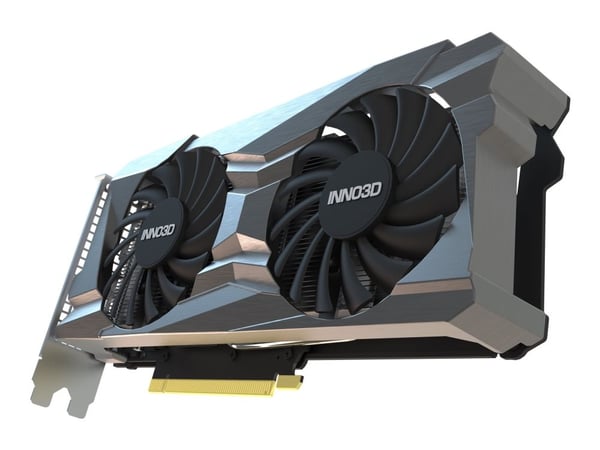 Inno3D GeForce RTX 3050 TWIN X2 - Grafikkort - GF RTX 3050 - 8 GB GDDR6 - PCIe 4.0 - DisplayPort, HDMI, DVI - boks