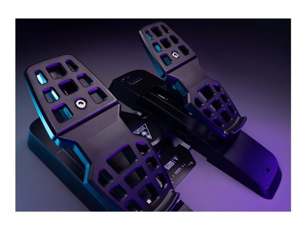 Turtle Beach VelocityOne Rudder, Polkimet, PC, Xbox, Xbox One, Xbox Series S, Xbox Series X, Käyttötilapainike, Langallinen, USB, Musta