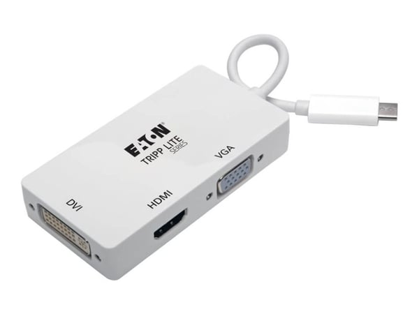 Eaton Tripp Lite Series USB Type-C (USB-C) to HDMI/DVI/VGA All-in-One Converter Adapter, Thunderbolt 3 Compatible, Ultra HD 4K x 2K (3840 x 2160) @...