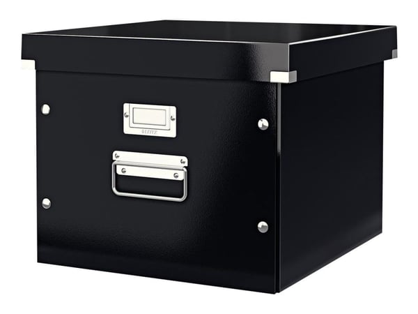 Leitz Click & Store WOW riippukansiolaatikko, 86 % kierrätyskartonki, Musta, Kartonki, 357 mm, 285 mm, 367 mm, 1,21 kg