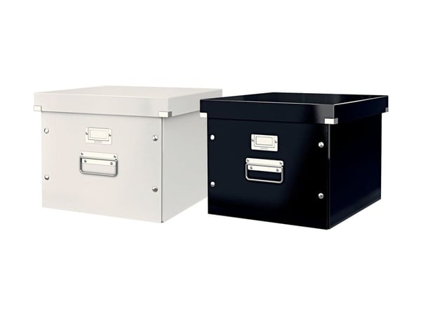 Leitz Click & Store WOW riippukansiolaatikko, 86 % kierrätyskartonki, Musta, Kartonki, 357 mm, 285 mm, 367 mm, 1,21 kg