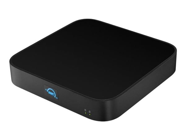 OWC miniStack STX - Fast tilstand / harddiskstasjonsoppstilling - 2 brønner (SATA-600 / PCI Express (NVMe)) - Thunderbolt 4 (ekstern)