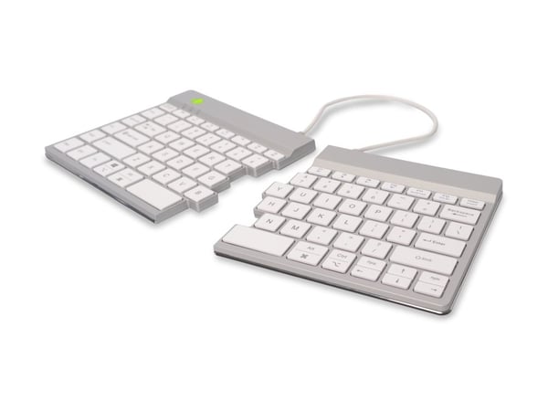 R-Go Tools Split Break, Bluetooth, QWERTY, Valkoinen