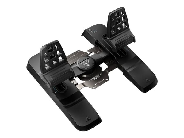 Turtle Beach VelocityOne Rudder, Polkimet, PC, Xbox, Xbox One, Xbox Series S, Xbox Series X, Käyttötilapainike, Langallinen, USB, Musta