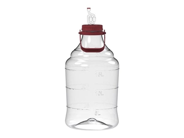 UNBREAKABLE DEMIJOHN 20L handtag/luftsluss