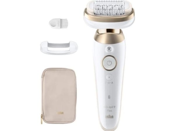 Braun Silk-épil 9 Flex epilator, våt och torr, SES9-011 3D, guld