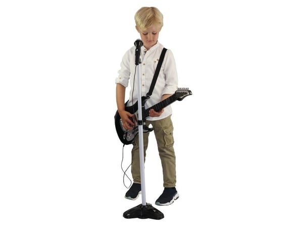 MUSIKK - EL-GITAR M/ MIKROFON + STATIV