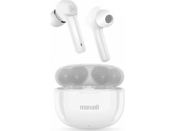 Maxell Dynamic+ trådløse hovedtelefoner med opladningsetui Bluetooth hvid