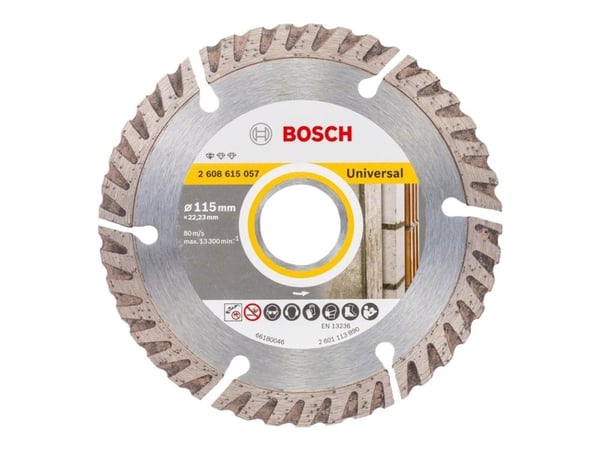 Bosch DIAMANTSKIVE STD UNIVERSAL 115X22,23MM