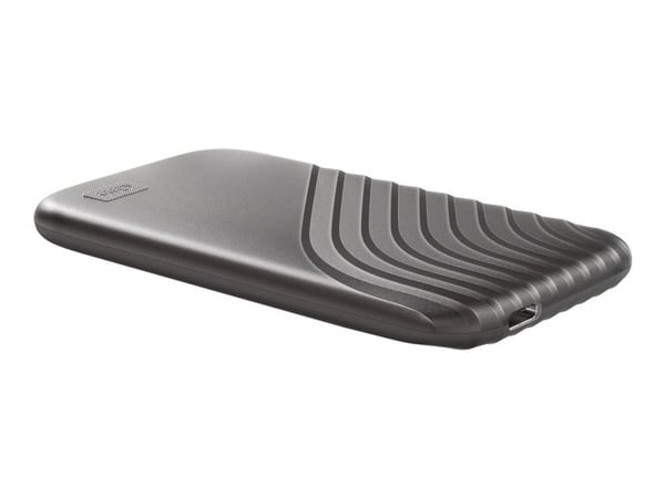 WD My Passport SSD WDBAGF0040BGY - SSD - salattu - 4 TB - ulkoinen (kannettava) - USB 3.2 Gen 2 (USB-C-liitin) - 256-bittinen AES - harmaa