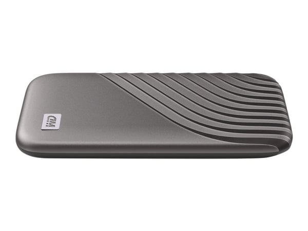 WD My Passport SSD WDBAGF0040BGY - SSD - salattu - 4 TB - ulkoinen (kannettava) - USB 3.2 Gen 2 (USB-C-liitin) - 256-bittinen AES - harmaa