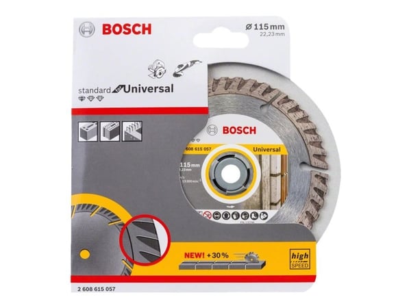 Bosch DIAMANTSKIVE STD UNIVERSAL 115X22,23MM