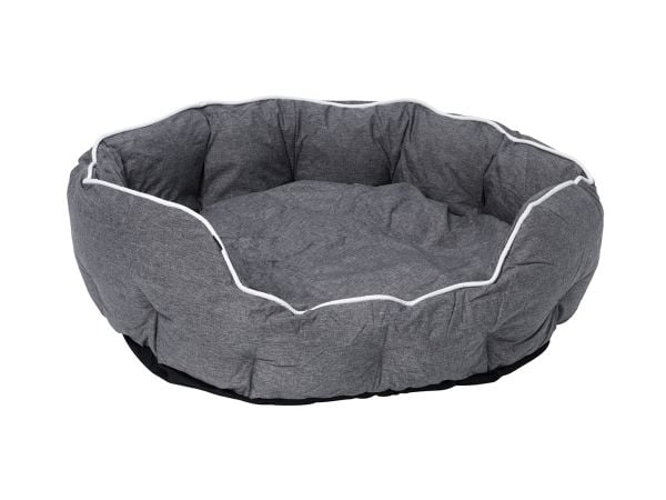 DOGMAN Buddy oval bädd Grå L